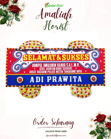 Papan Bunga Ucapan Selamat Parittokaya